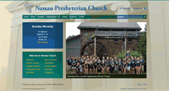 Desktop Screenshot of nassauchurch.org