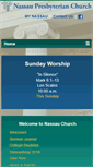 Mobile Screenshot of nassauchurch.org