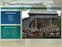 Tablet Screenshot of nassauchurch.org